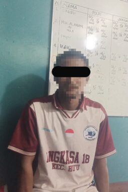 Gercep Polsek Hu’u Amankan Pelaku Penganiayaan, situasi TKP Desa Jala Tetap Kondusif