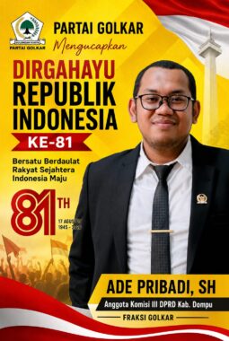 Ade Pribadi SH, Mengucapkan Selamat HUT RI KE 81